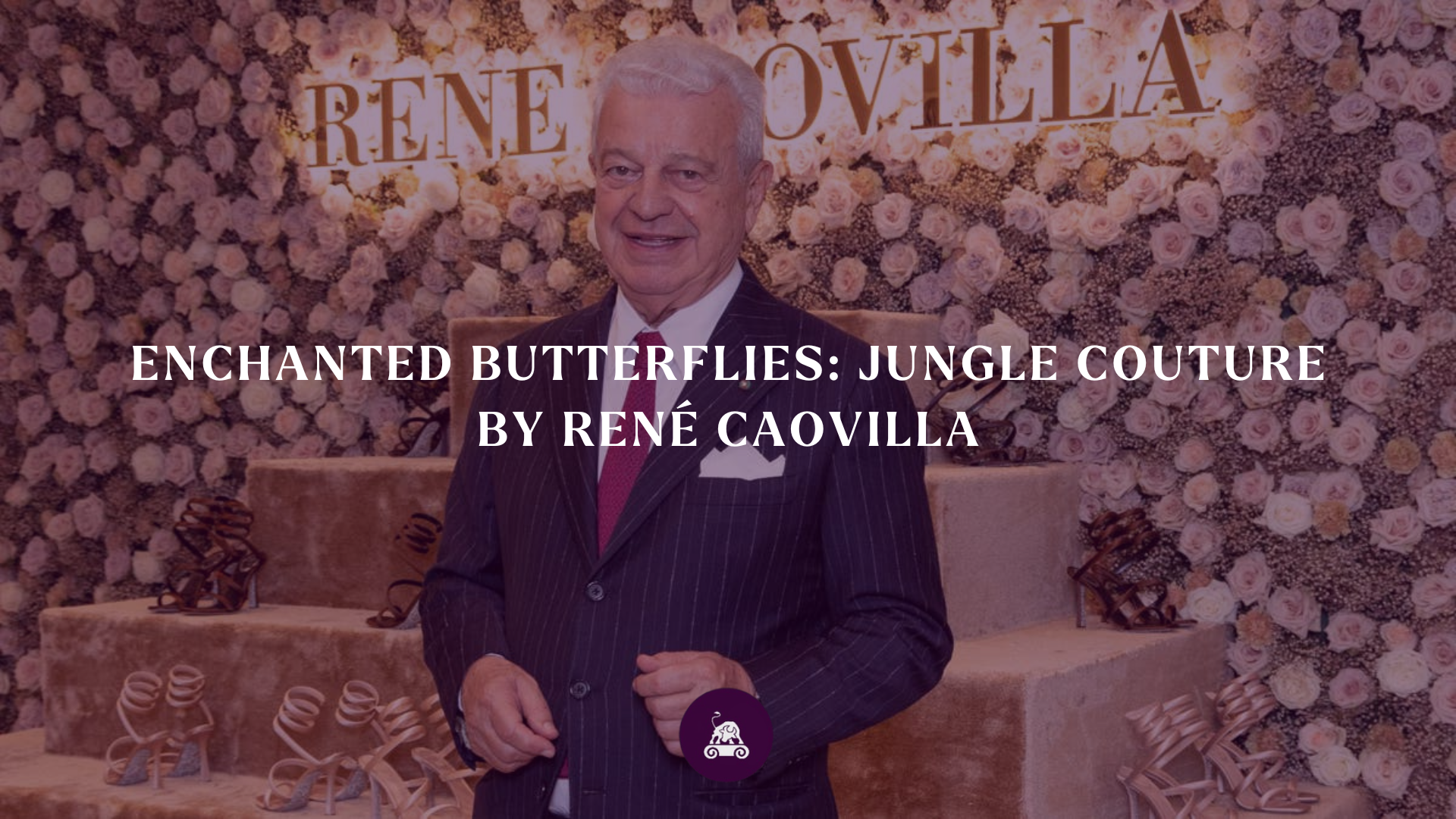 Enchanted Butterflies: Jungle Couture by René Caovilla