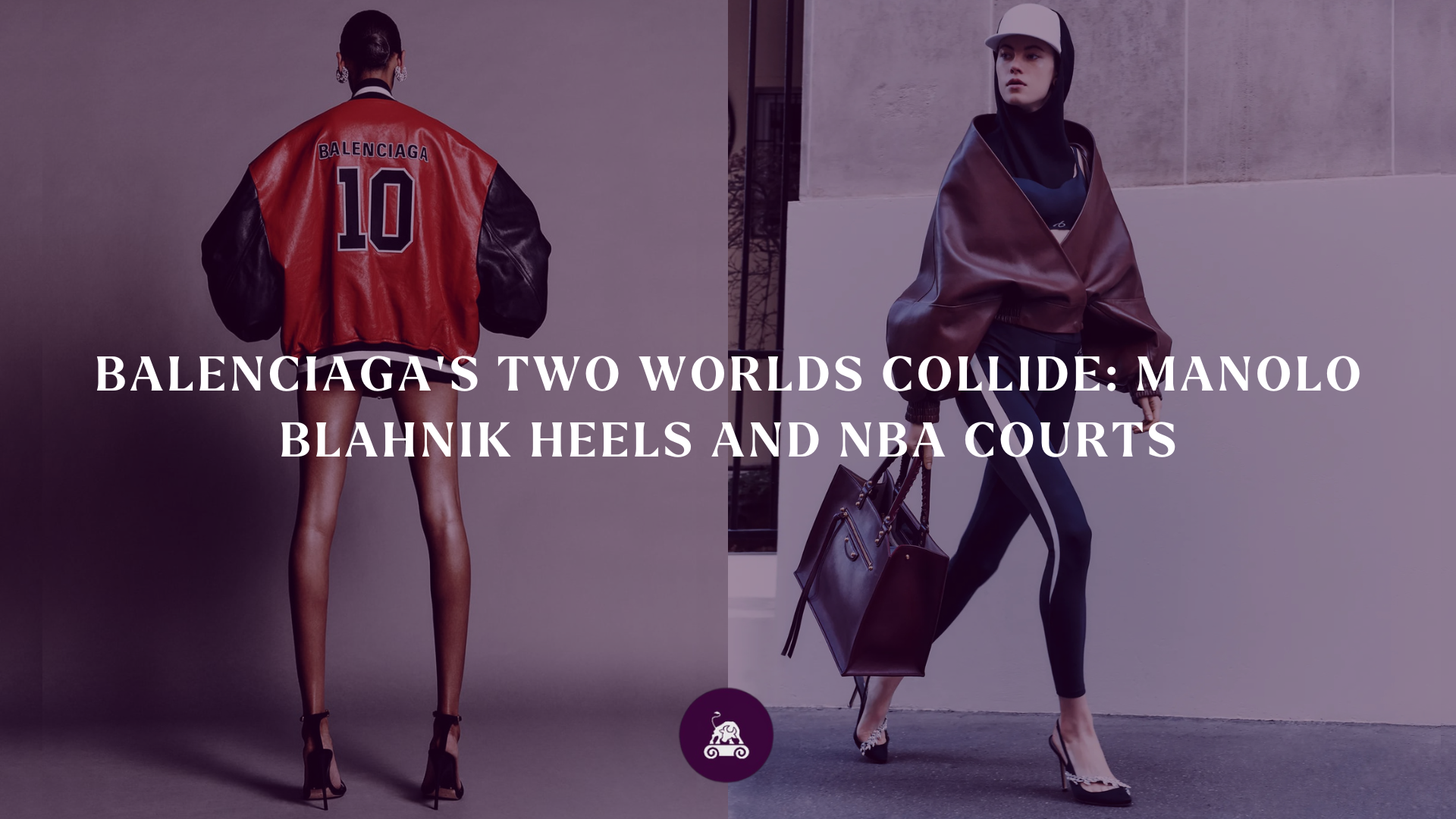 Balenciaga’s Two Worlds Collide: Manolo Blanhik Heels and NBA Courts